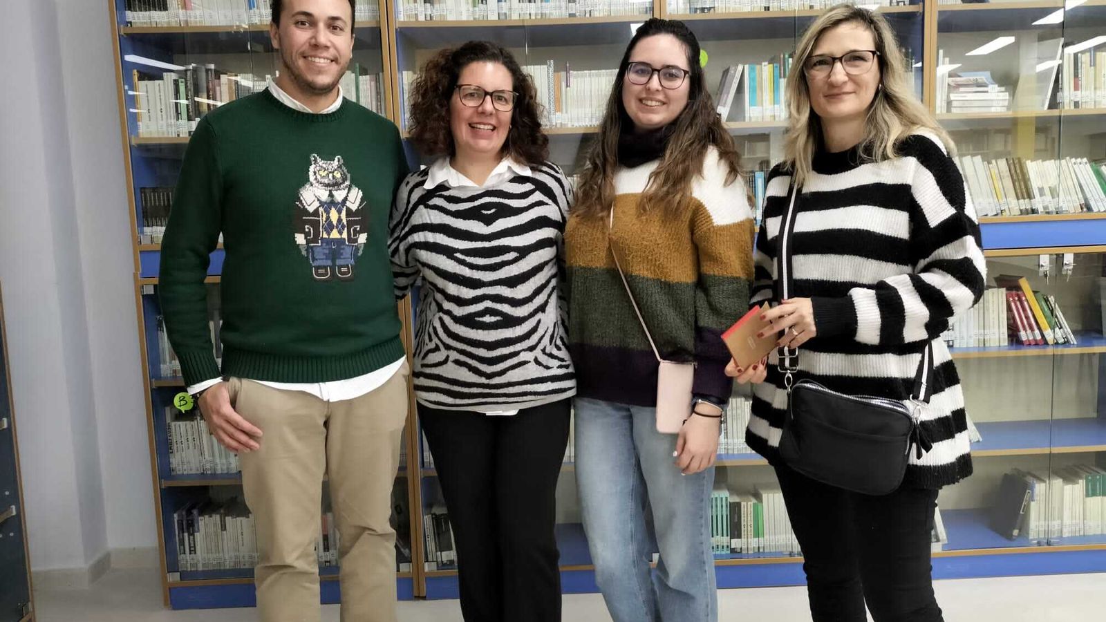 Los docentes encargados de la puesta en marcha del torneo.