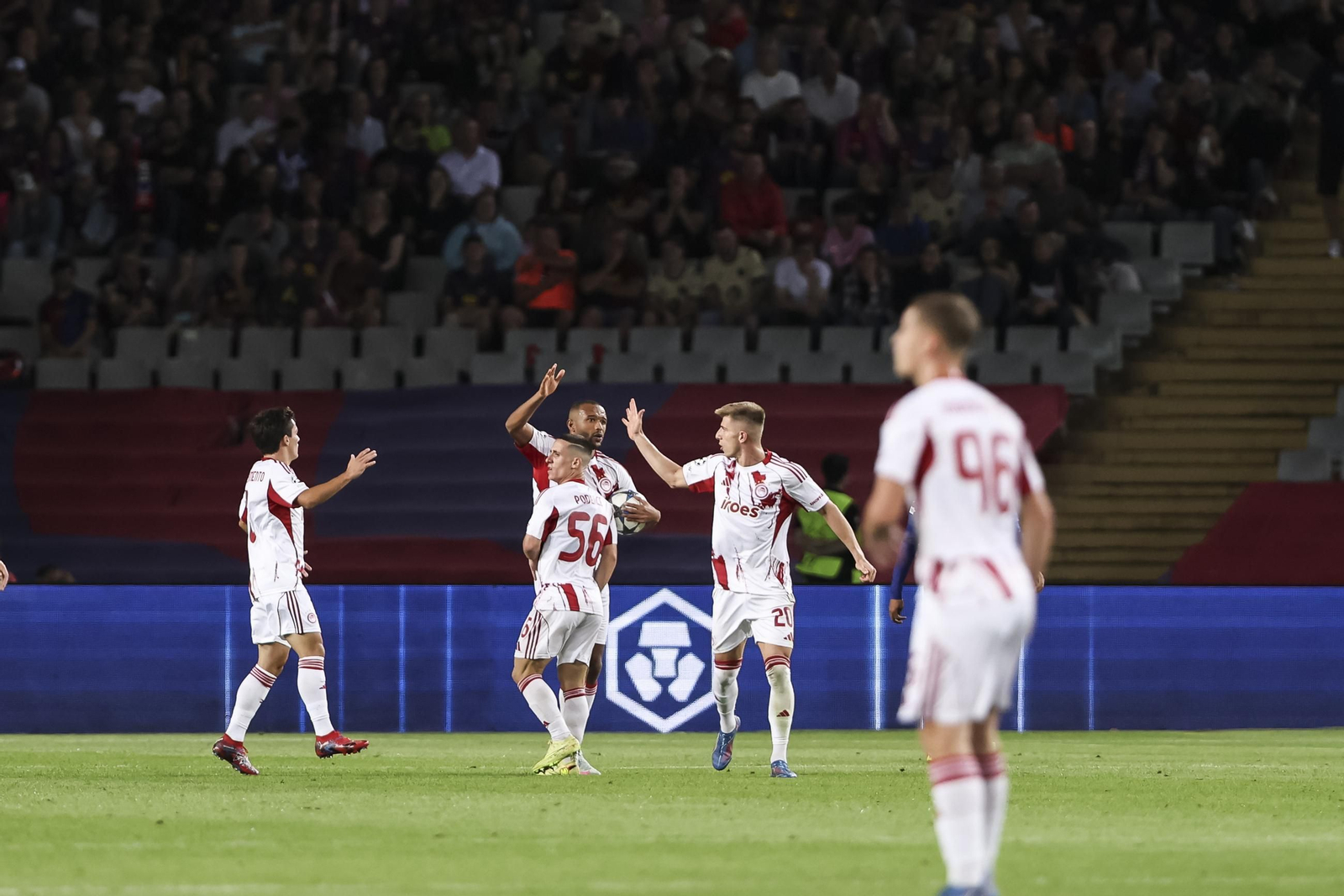 Las fotos del Barcelona-Olympiacos