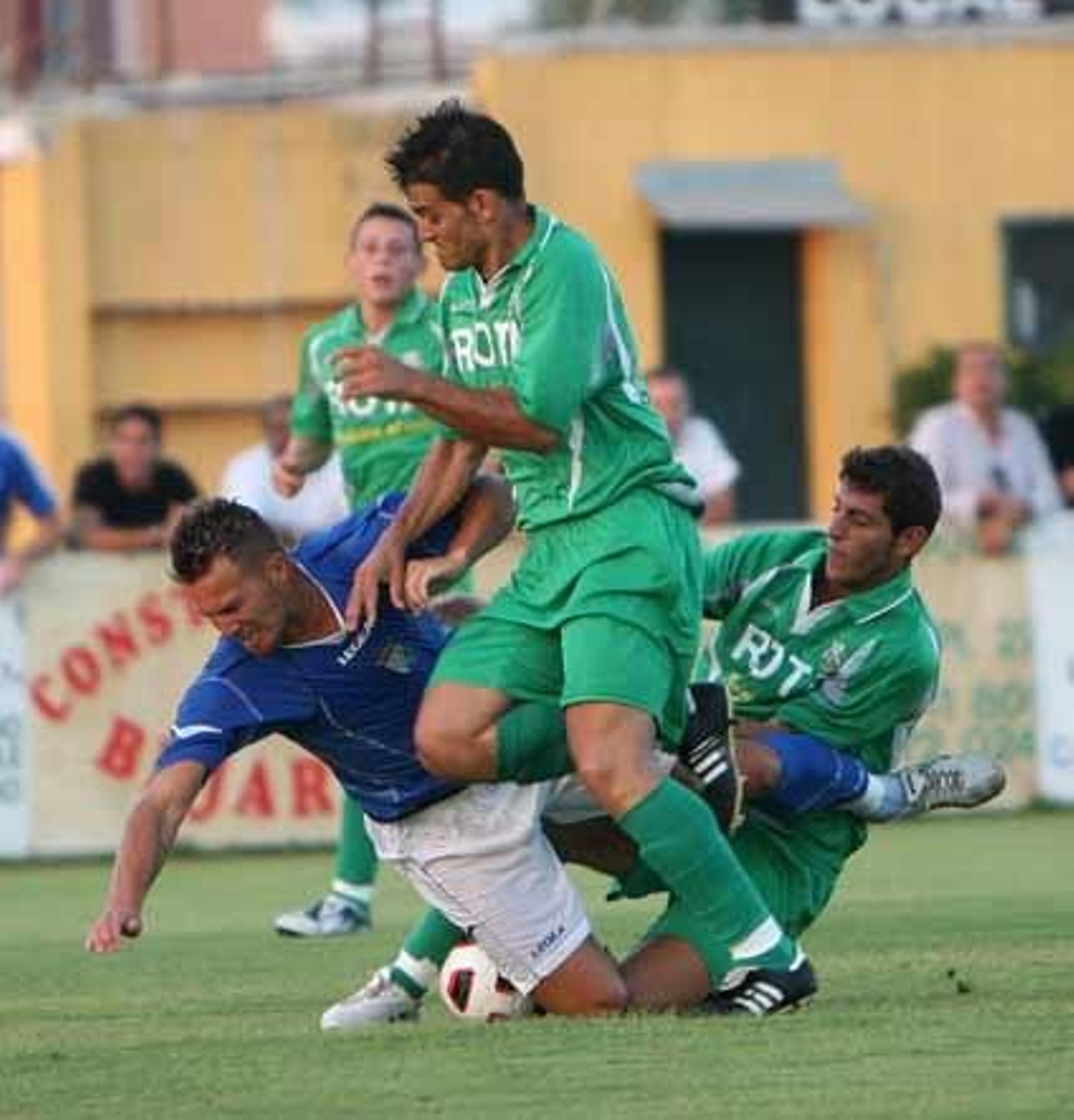 El Deportivo de Javi López golea al combinado roteño 7-0 en un primer partido de pretemporada en el que todos sus delanteros ven puerta

Foto: Juan Carlos Toro