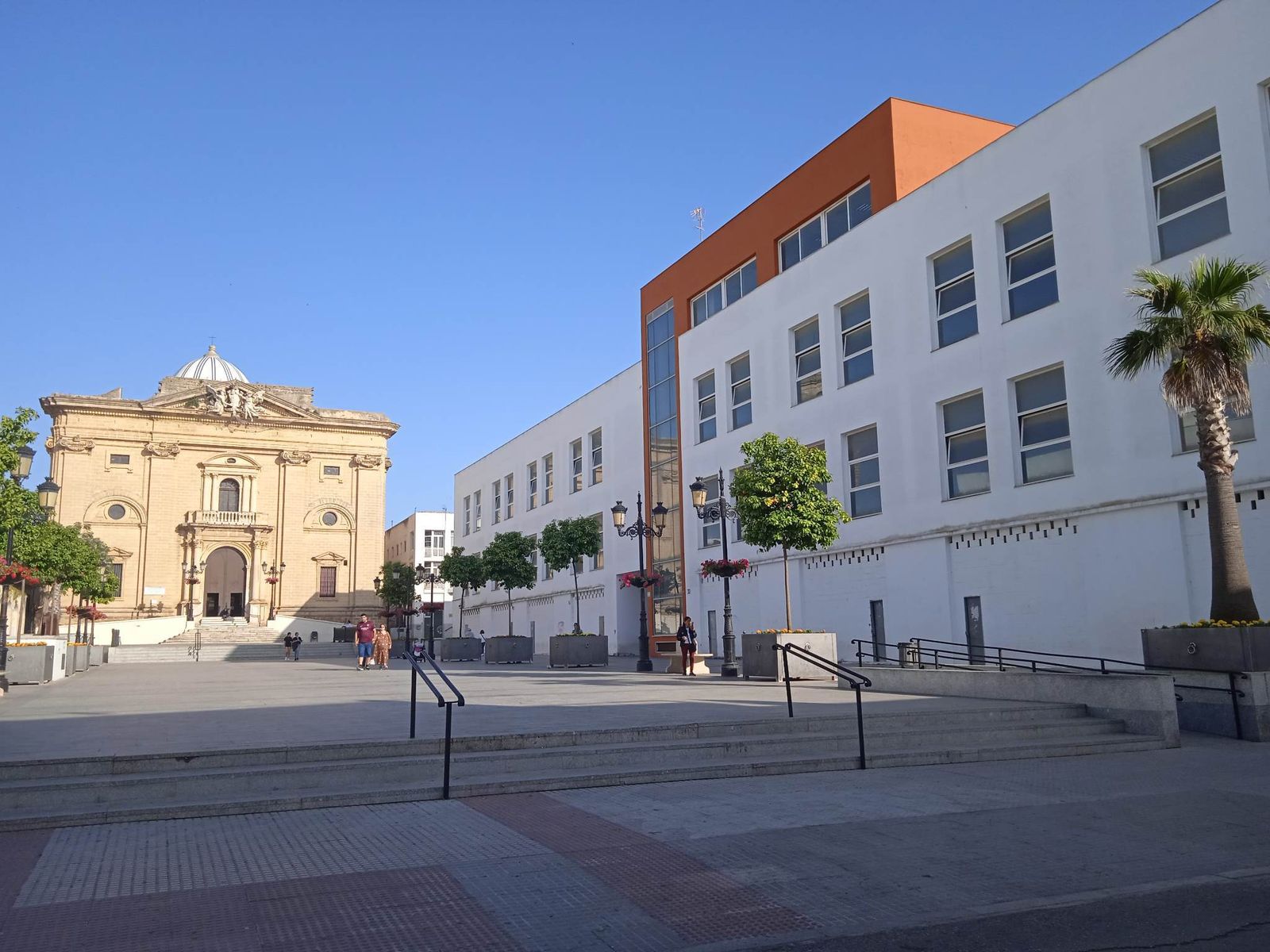 La plaza Mayor de Chiclana.