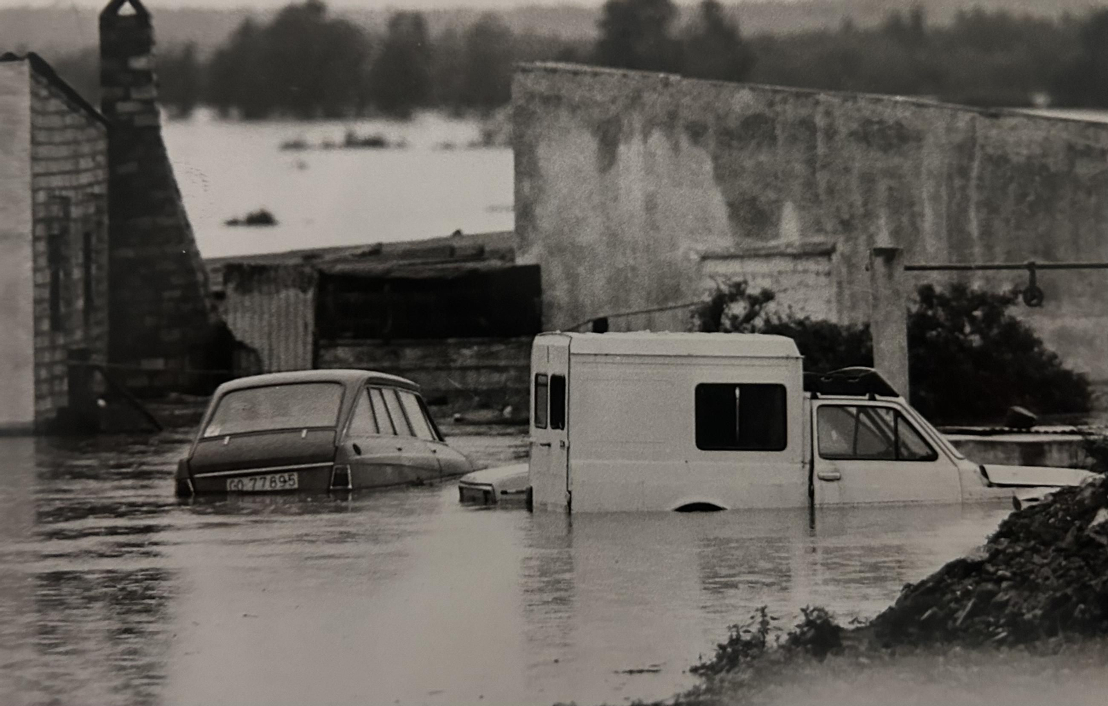 Efectos del temporal e inundaciones de enero de 1996 en Huelva.