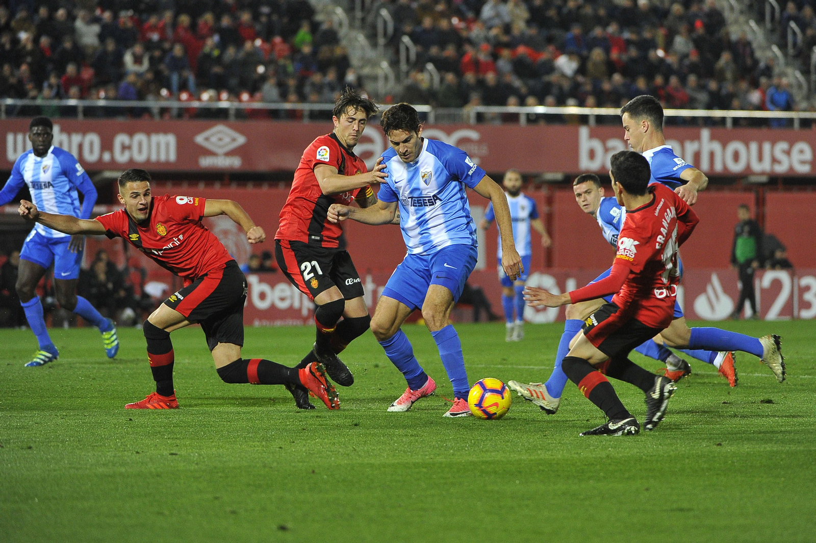 Las imágenes del Mallorca-Málaga.