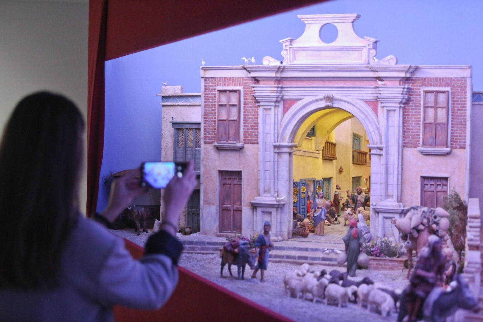 El Belén monumental hebreo que puede verse en el Archivo Municipal de Málaga esta Navidad (fotos)