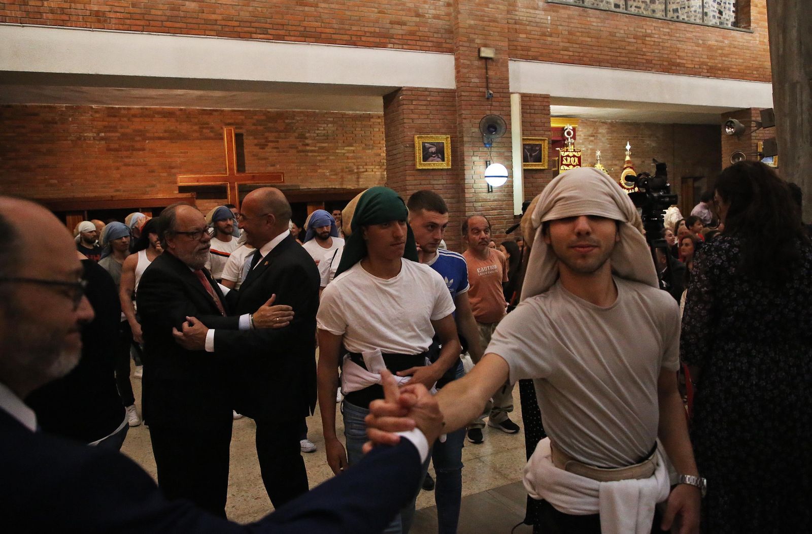 Fotos de la primera levantá de La Borriquita en Algeciras 2023