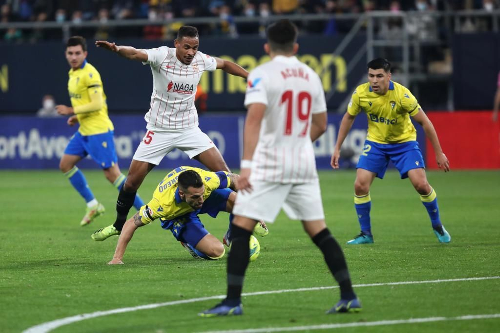 Las imágenes del Cádiz-Sevilla de Liga.