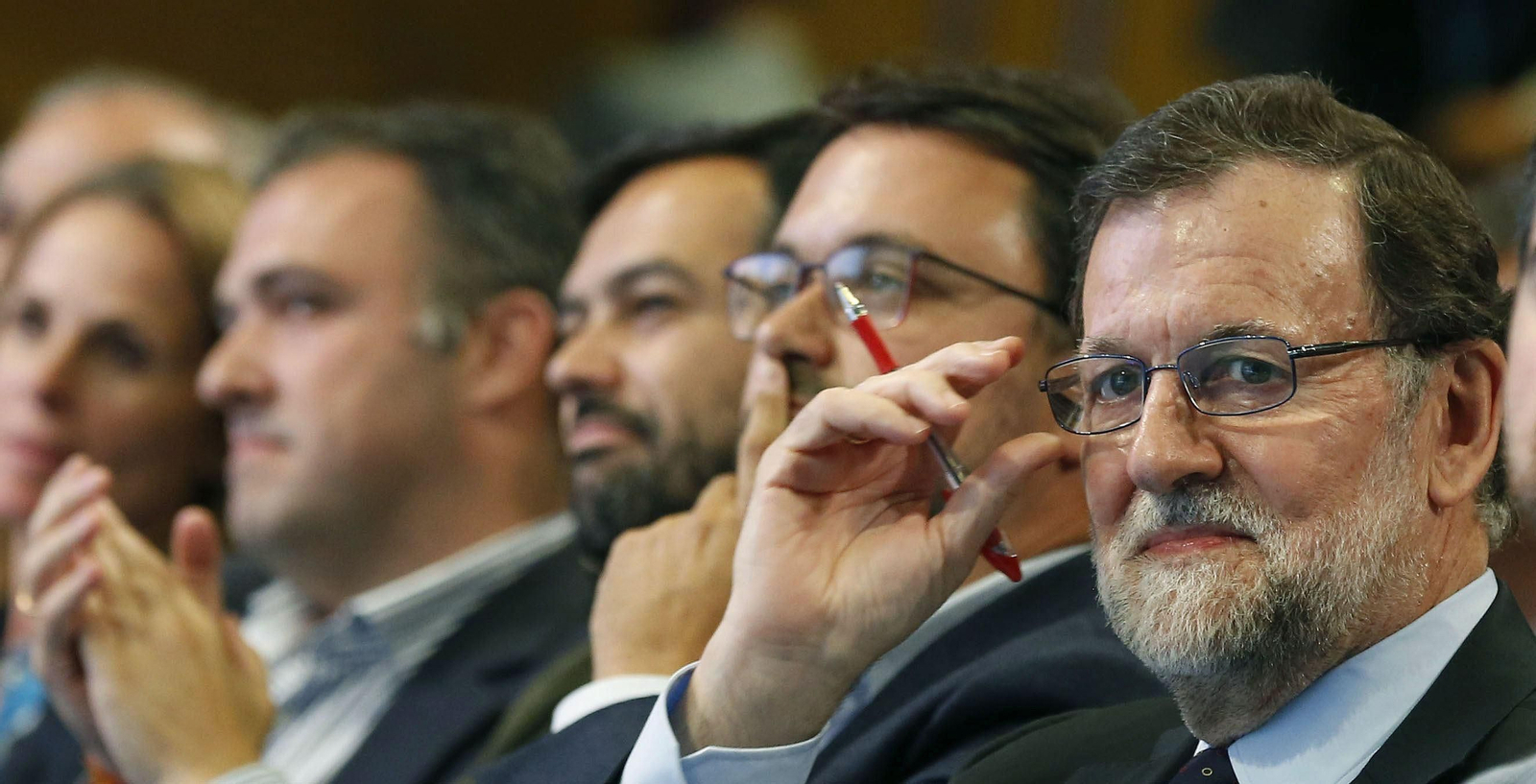 Rajoy en un acto en Canarias.