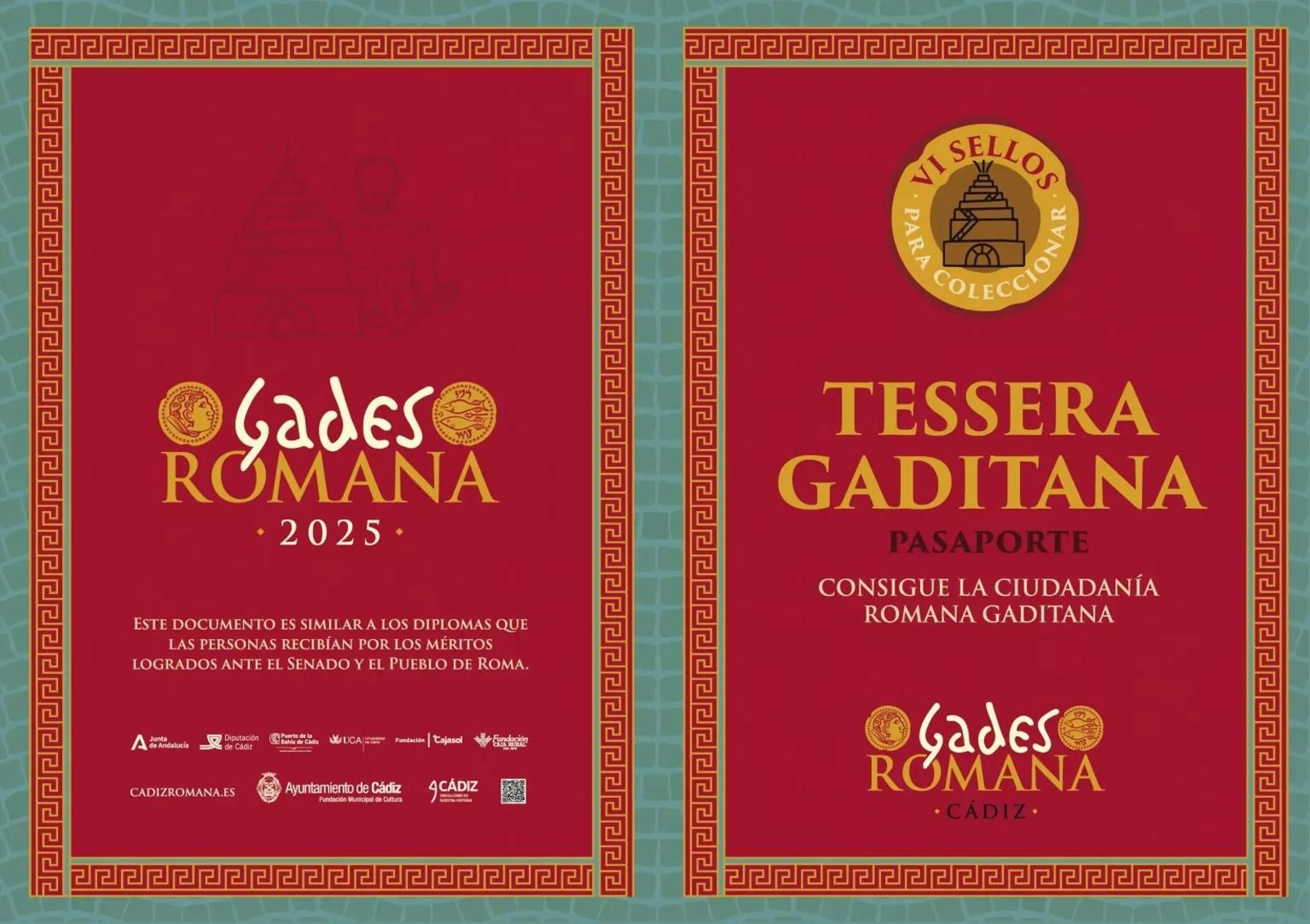Pasaporte 'Tessera gaditana'.