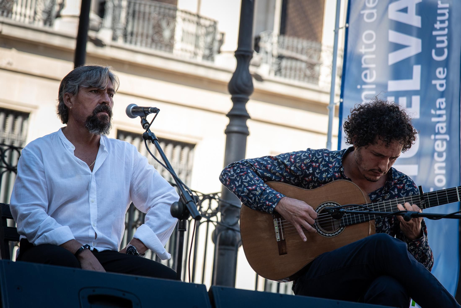 Imágenes de la peña La Soleá en el festival flamenco Ciudad de Huelva