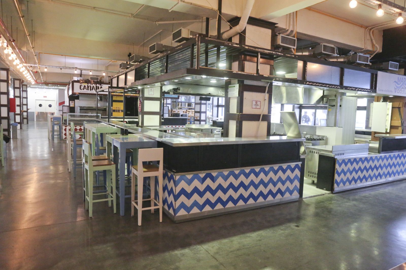 Mercado de la Merced de Málaga sin actividad