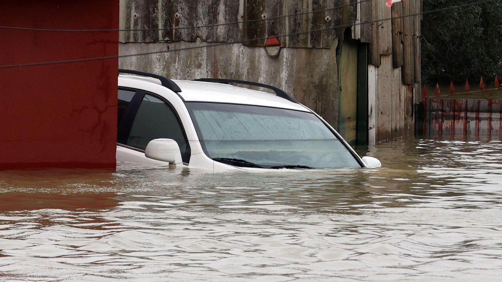 Imágenes del paseo rural por Jerez en el estreno de la borrasca Marta