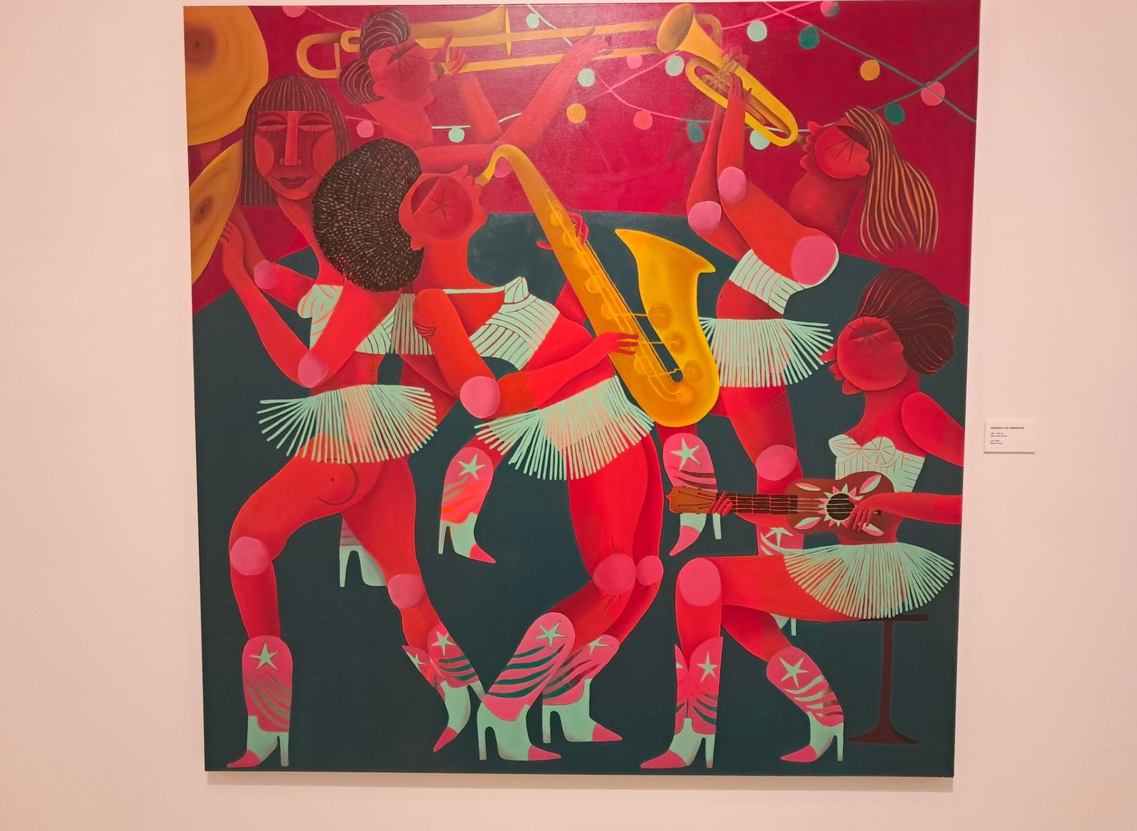 Obra de Marina Anaya, en la Casa de Iberoamérica.