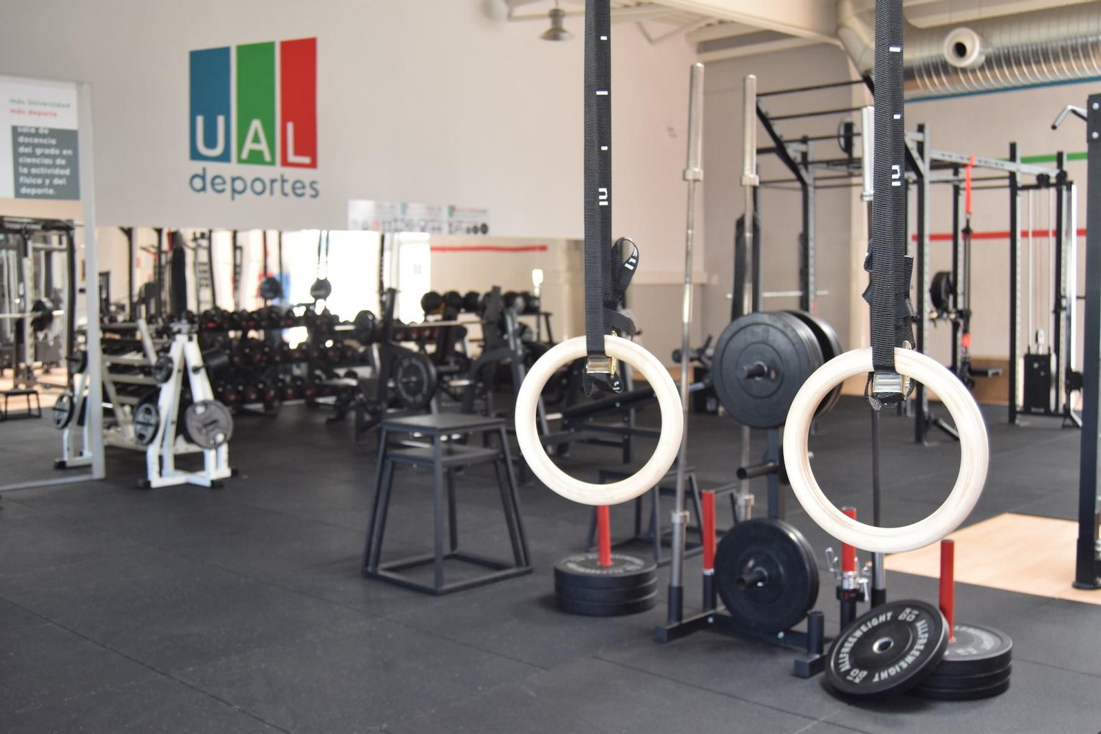 Sala fitness de la Universidad de Almería.