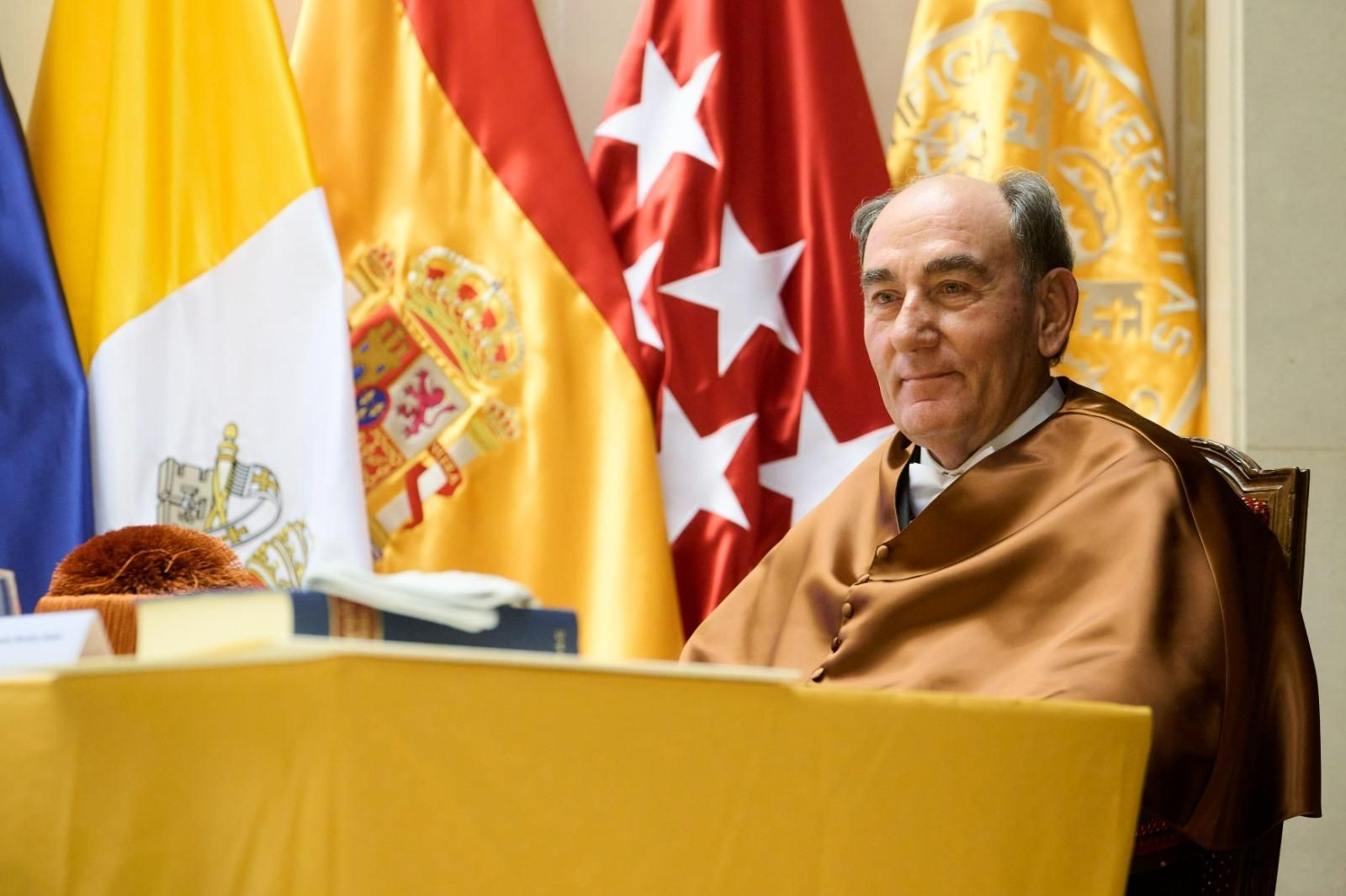 Ignacio Galán, en la ceremonia académica en la que fue investido doctor 'honoris causa'. Ignacio Galán, en la ceremonia académica en la que fue investido doctor 'honoris causa'.