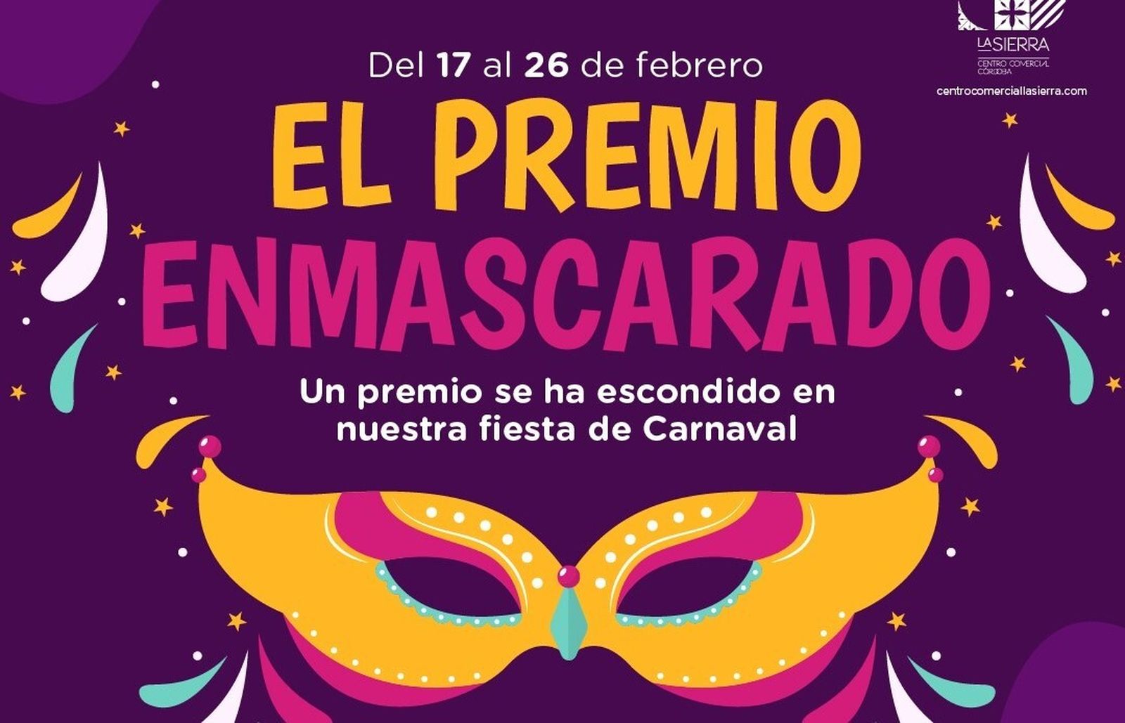 Cartel promocional del centro comercial La Sierra de Córdoba.