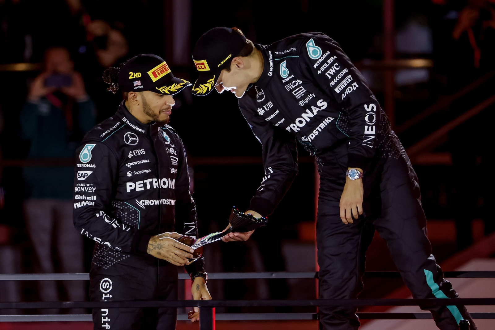 Las fotos del título mundial de Verstappen en Las Vegas