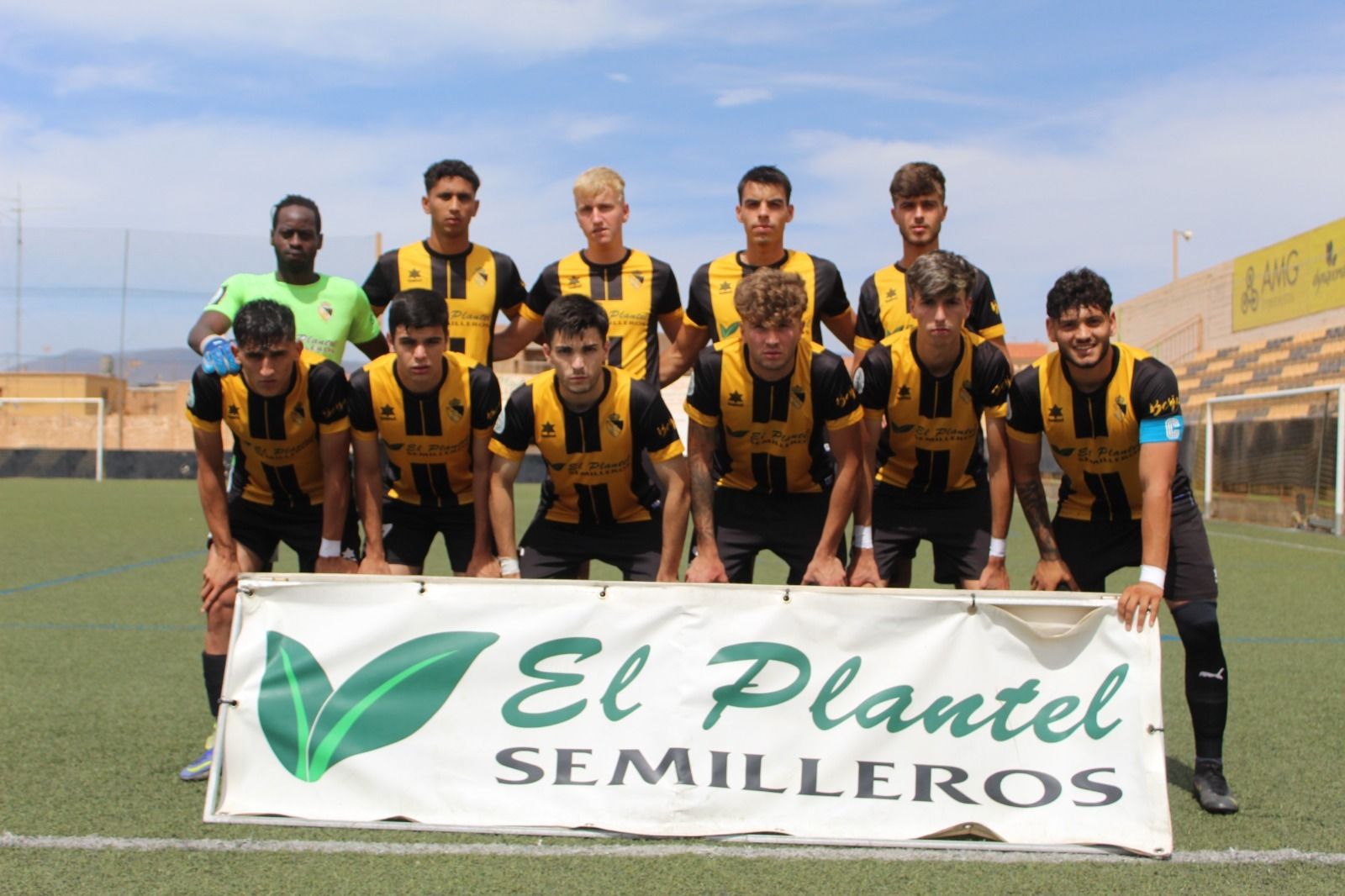 Alineación del Berja ante el Cantoria.