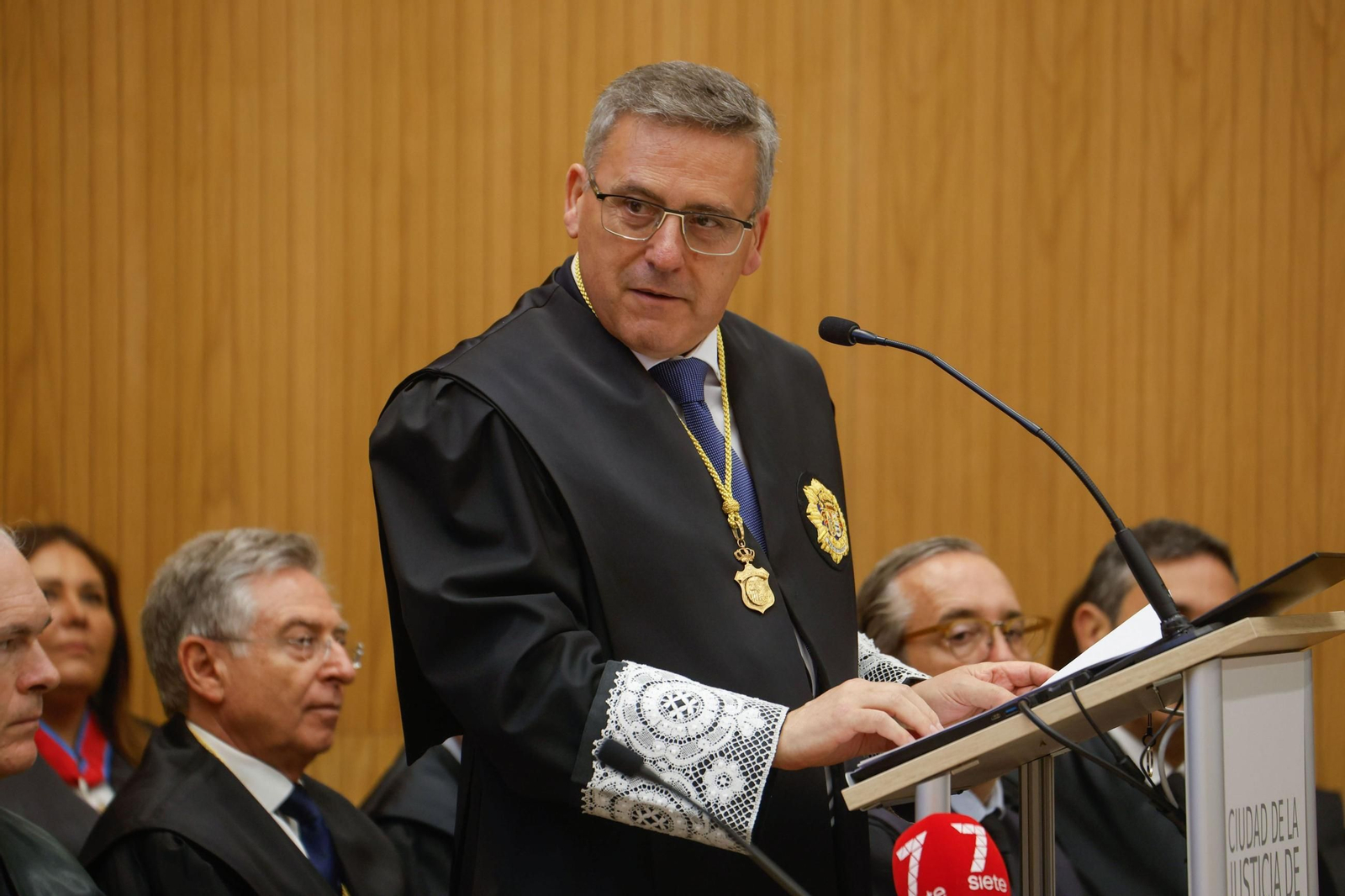Miguel Ángel Pareja toma posesión como presidente de la Audiencia Provincial de Córdoba.