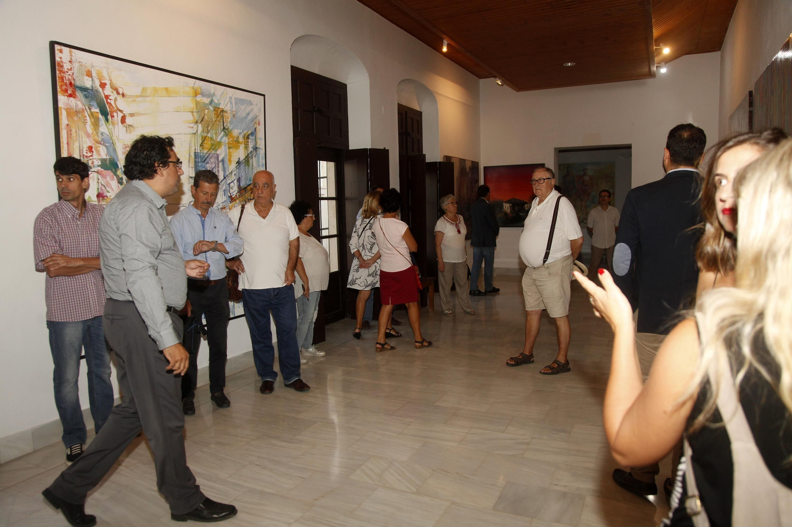 Imágenes de la visita a la Casa Grande de Ayamonte en la Semana Internacional de la Arquitectura