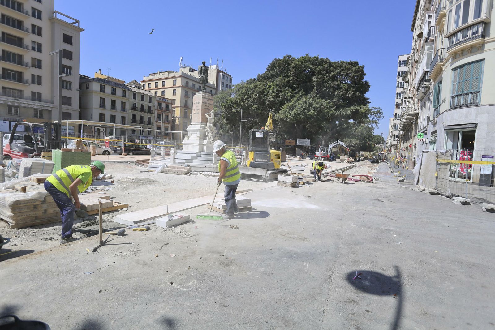 Las fotos de la peatonalización de la Alameda Principal de Málaga