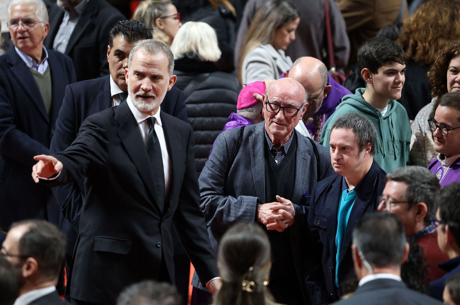 Fotografías de la misa funeral por las víctimas del accidente de tren en Adamuz