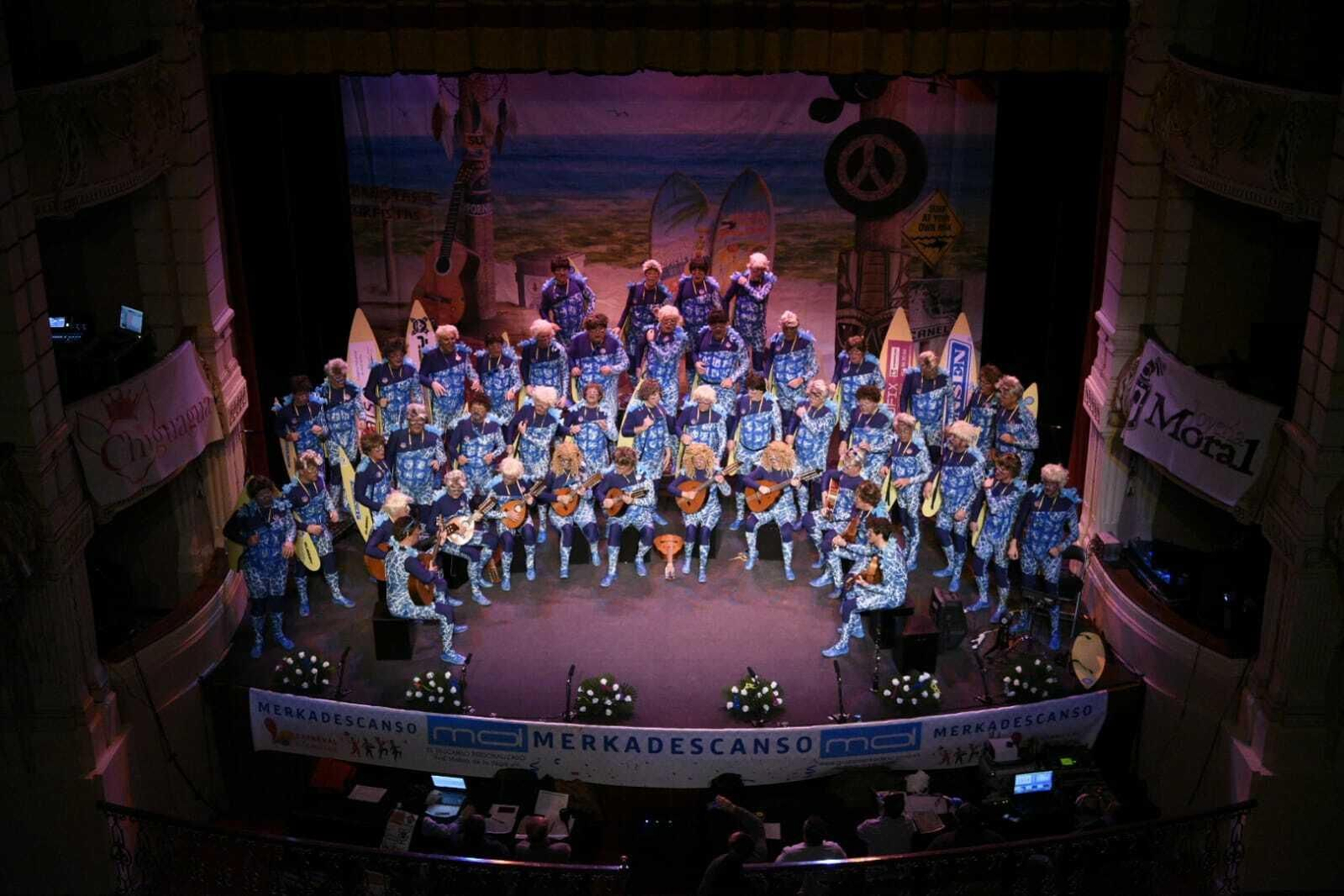 Segunda jornada del concurso del Carnaval Colombino de Huelva.