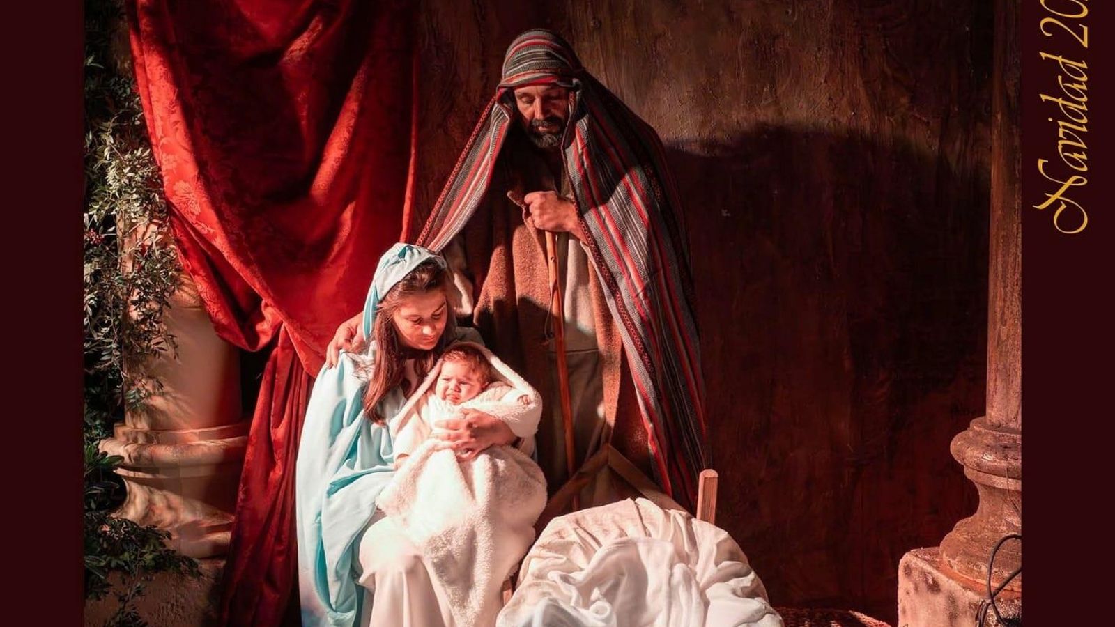 Cartel de este belén viviente, uno de los más aclamados de la provincia