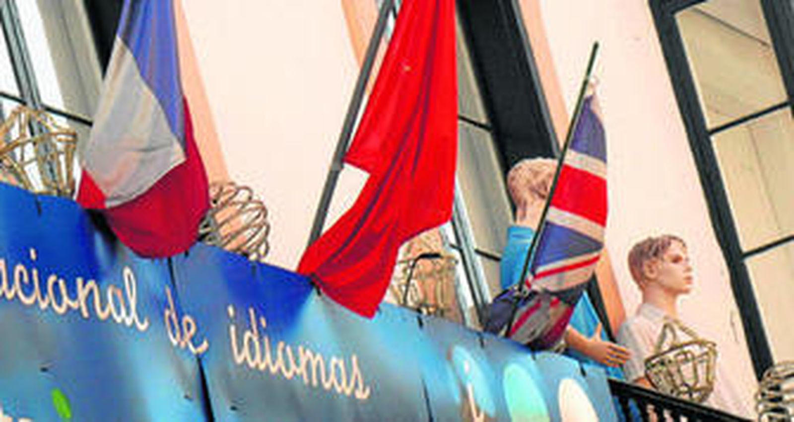 Una de las academias de idiomas existentes en la ciudad.