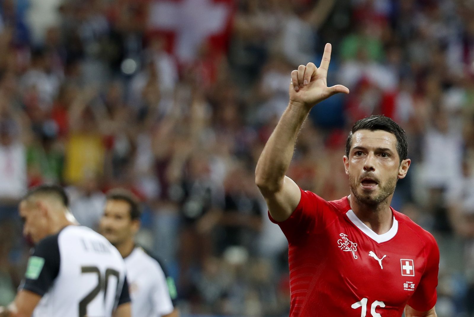 Las imágenes del Suiza-Costa Rica