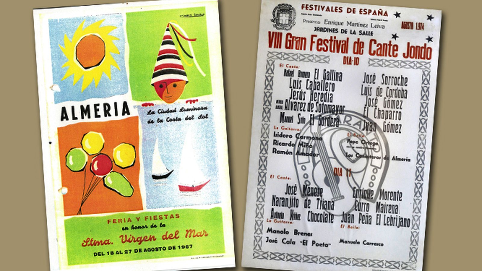 Antiguos carteles de Feria de Almería