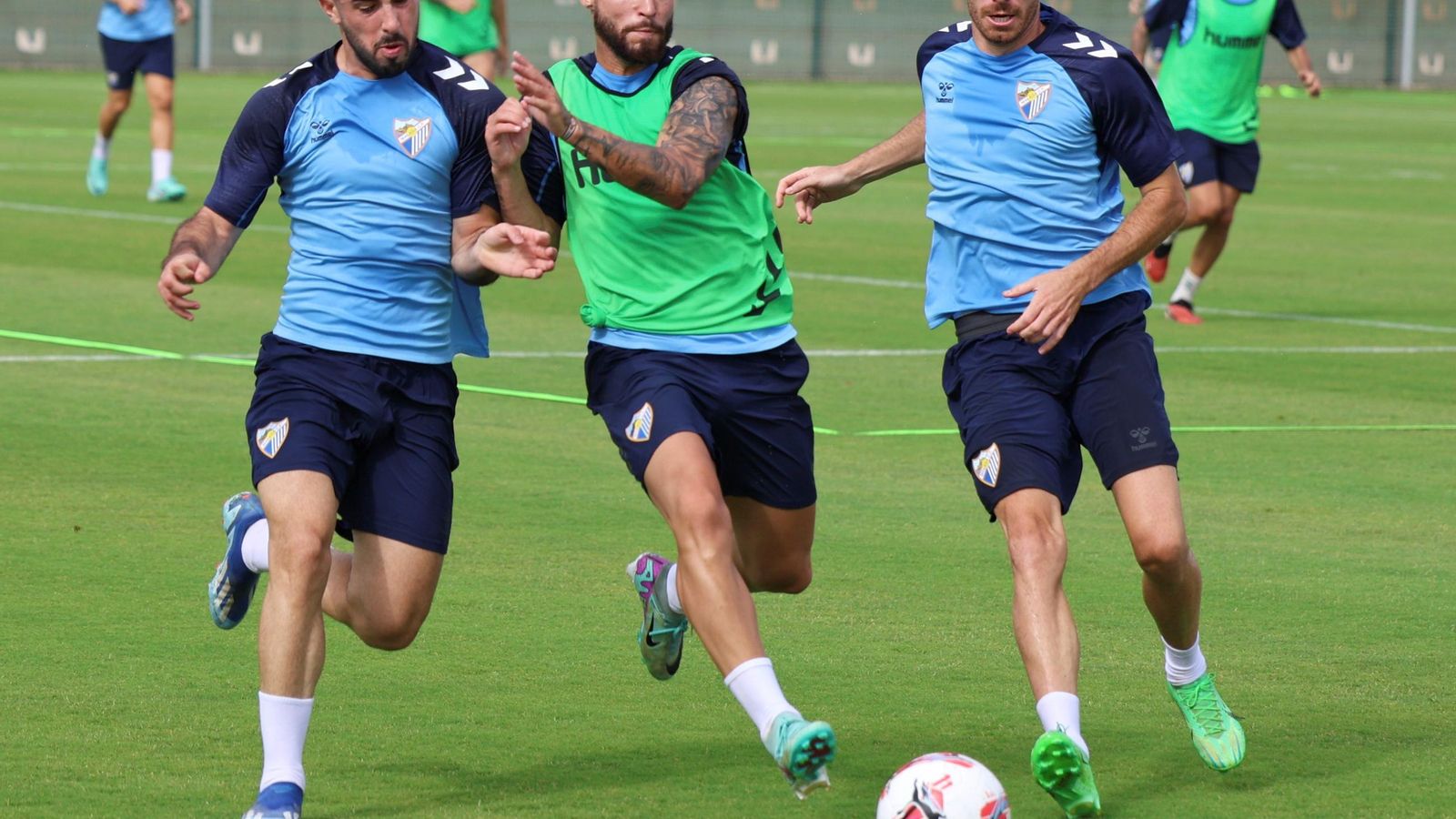 El Málaga CF prueba la Ciudad Deportiva de Arraijanal