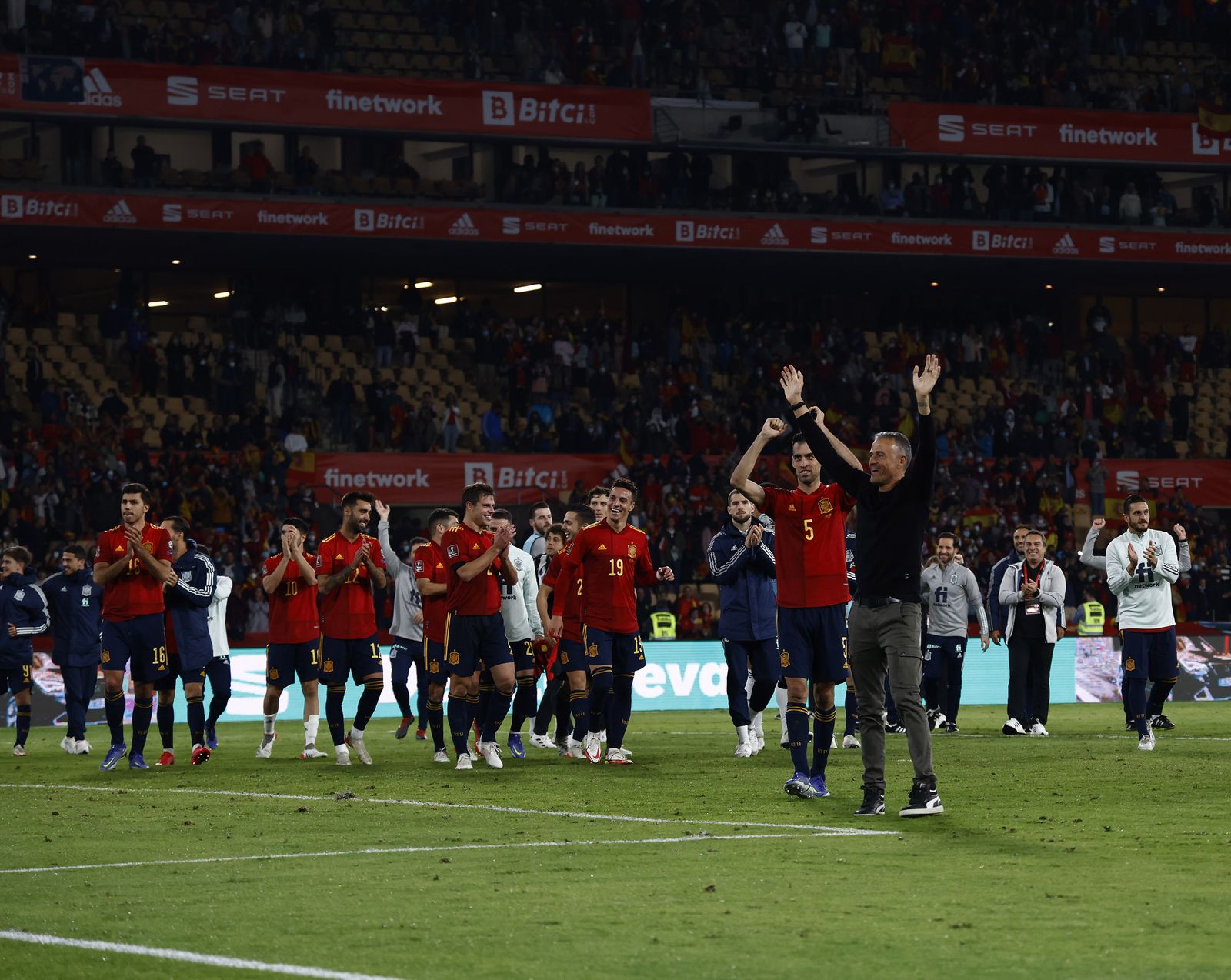 Las imágenes del España-Suecia