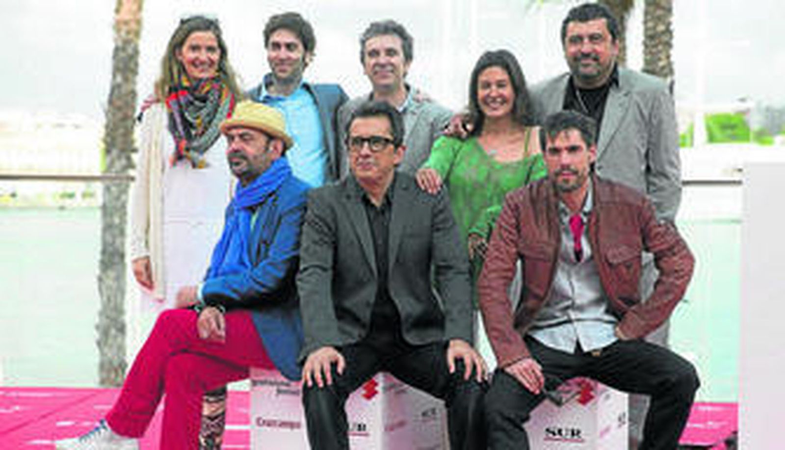 Presentación de 'Somos gente honrada', ayer, en el Festival de Cine Español.