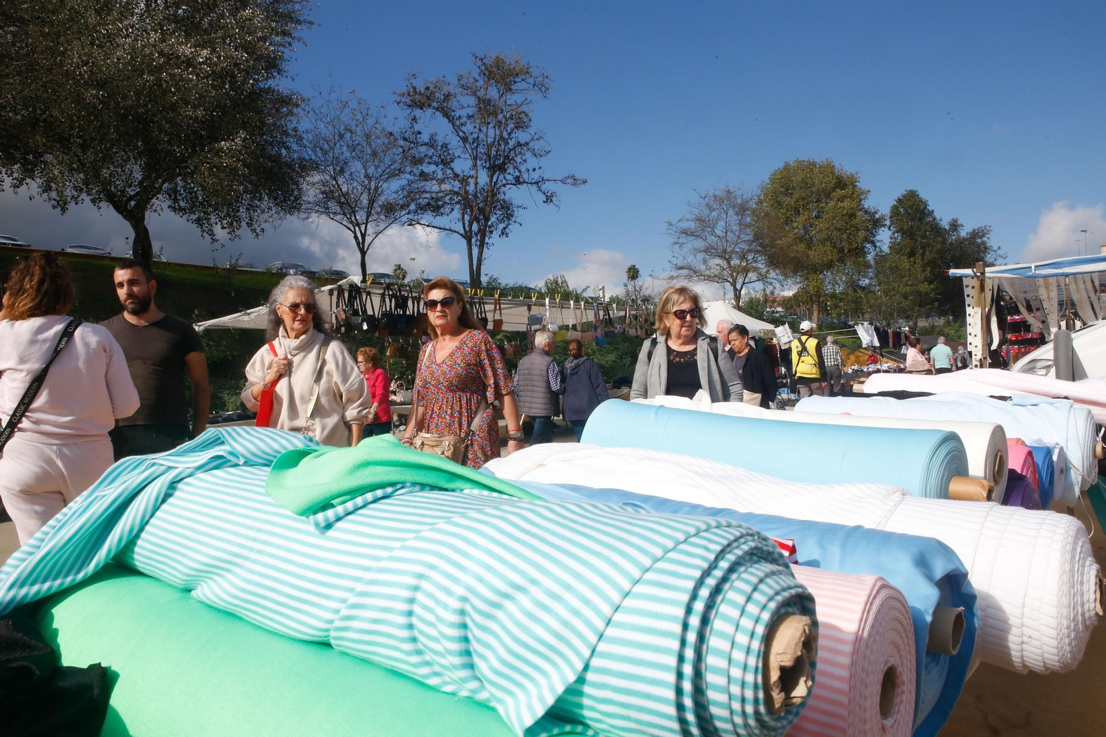 El mercadillo, en el Parque Feria.