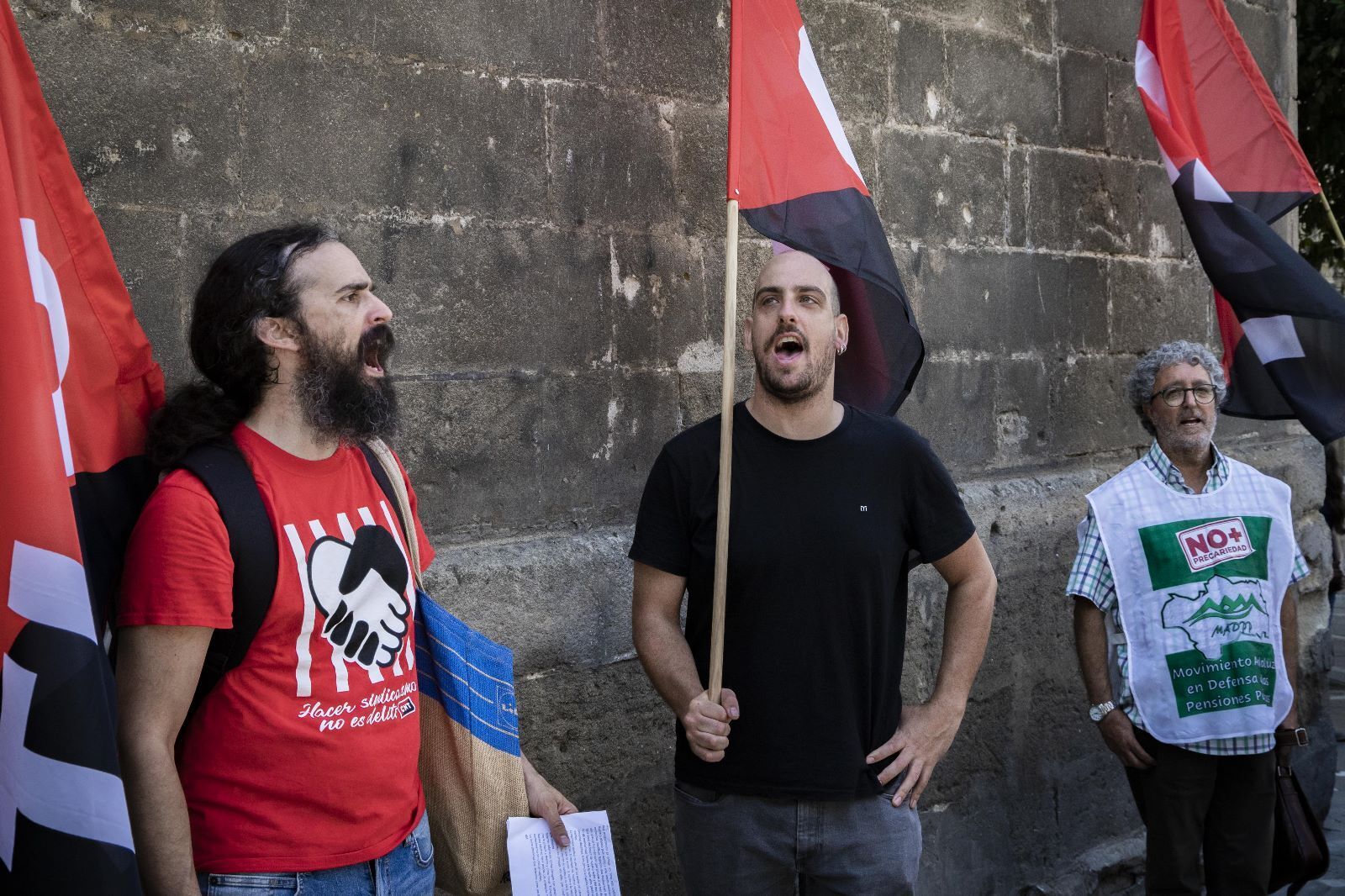 Manifestación del Primero de Mayo en Jerez bajo el lema 'Sobran los motivos'