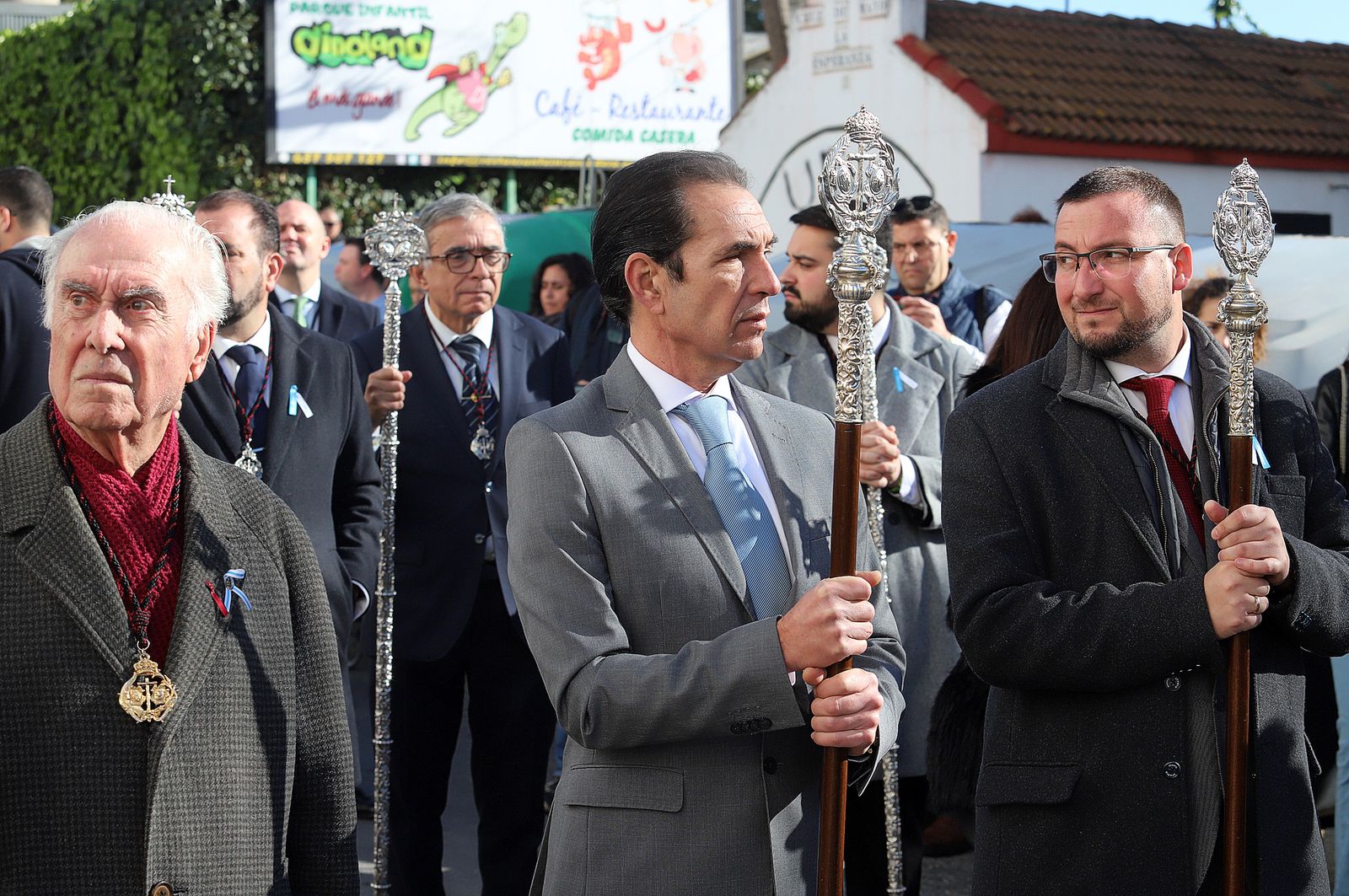 Imágenes de la procesión de San Sebastián en Huelva
