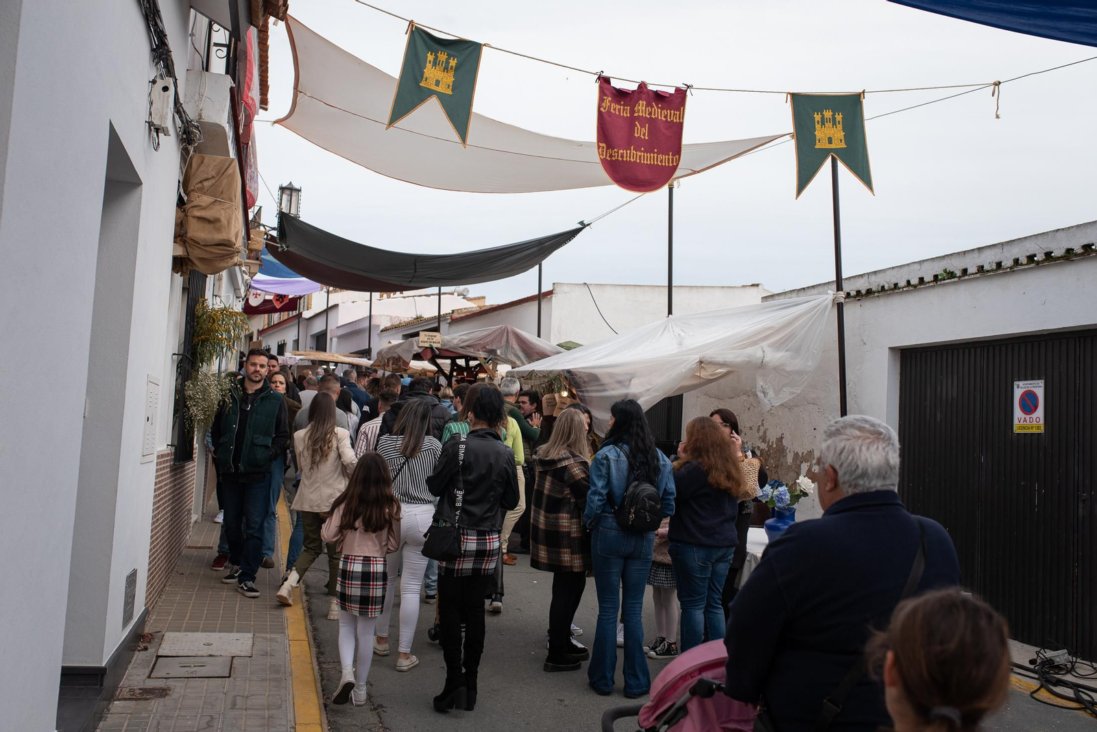 Imágenes del ambiente en la Feria del Descubrimiento de Palos de la Frontera