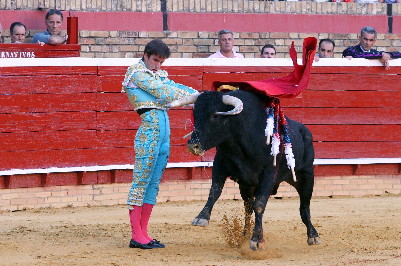 Imágenes de la Novillada de Rafael Serna, Emilio Silvera y Rodrigo Molina.
