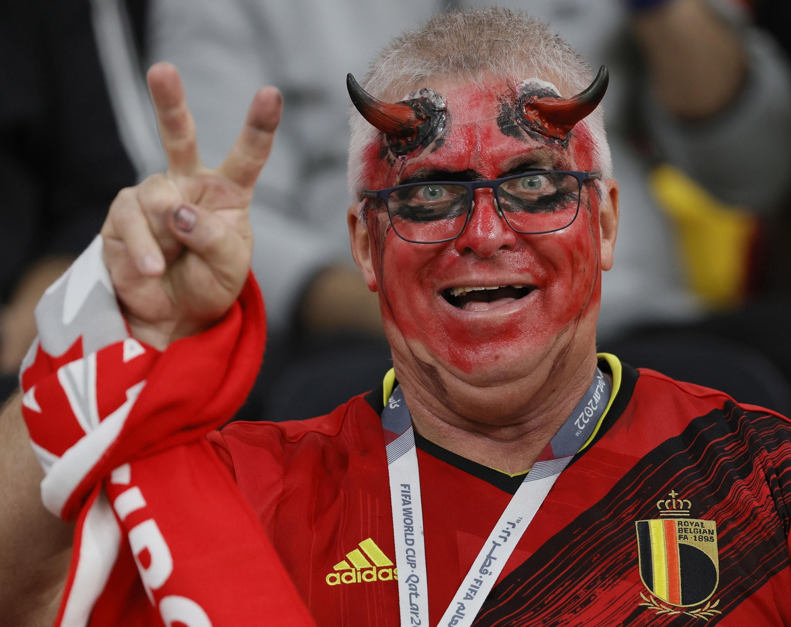 Las imágenes del Bélgica - Canadá en el Mundial de Qatar