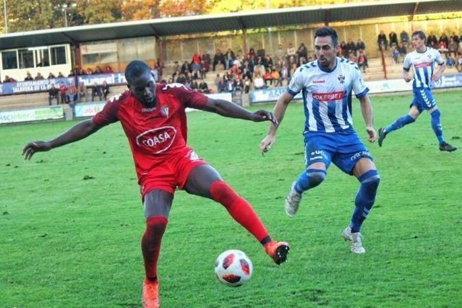 Buba, en un partido con el San Fernando.