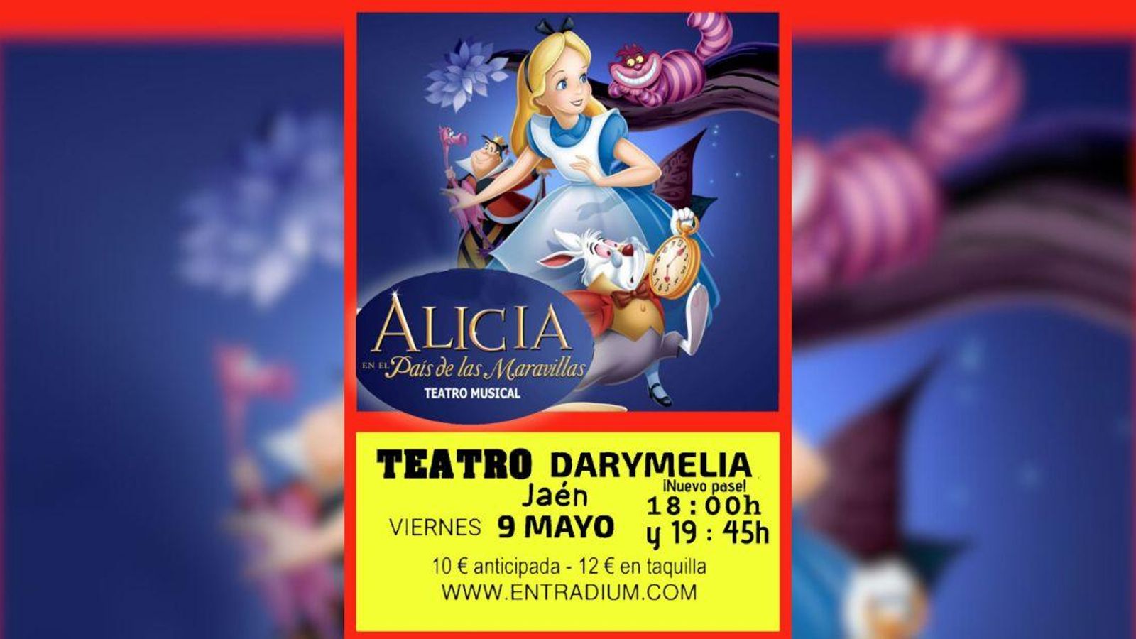 Cartel de la función teatral.
