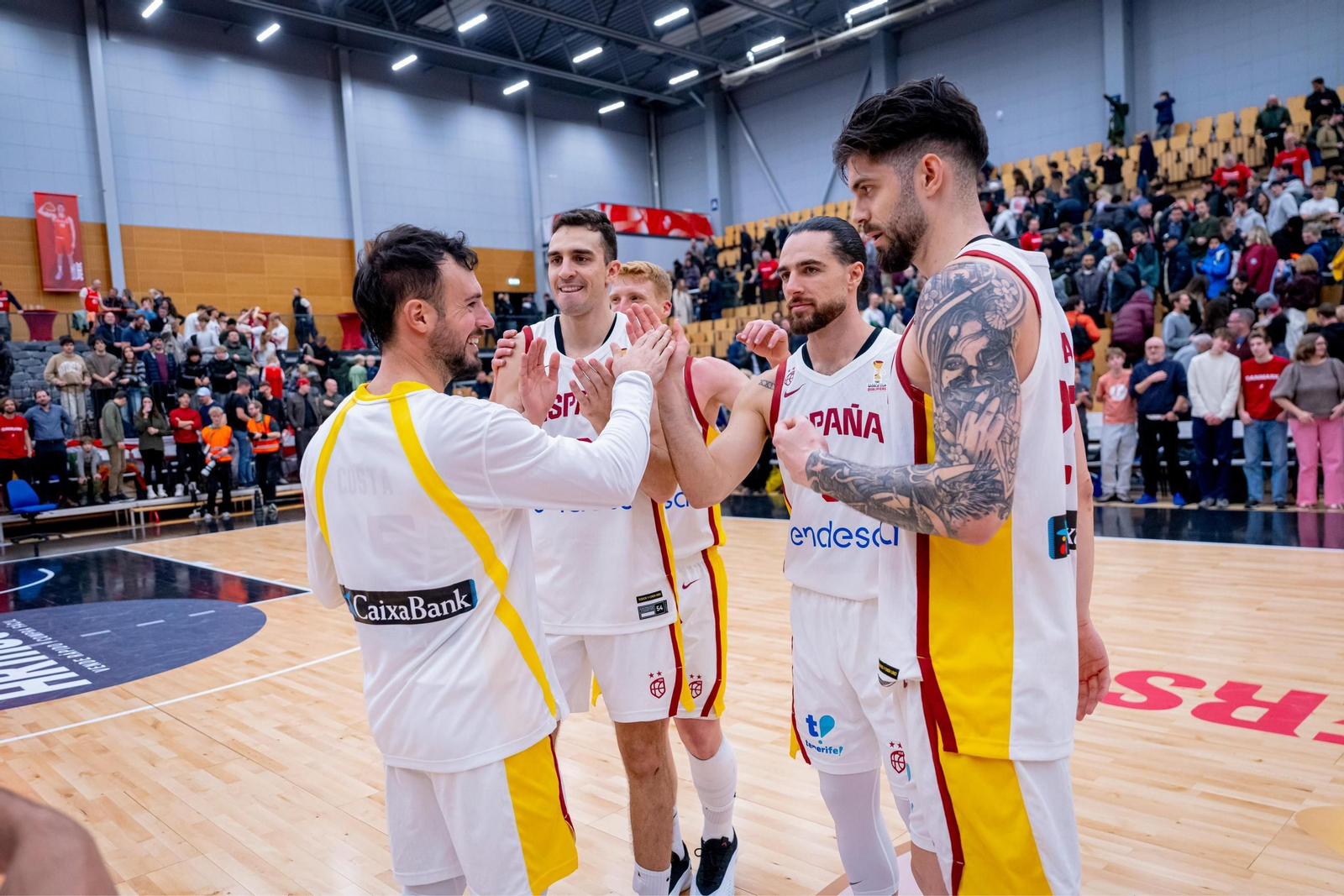 Las mejores fotos del Dinamarca-España de baloncesto