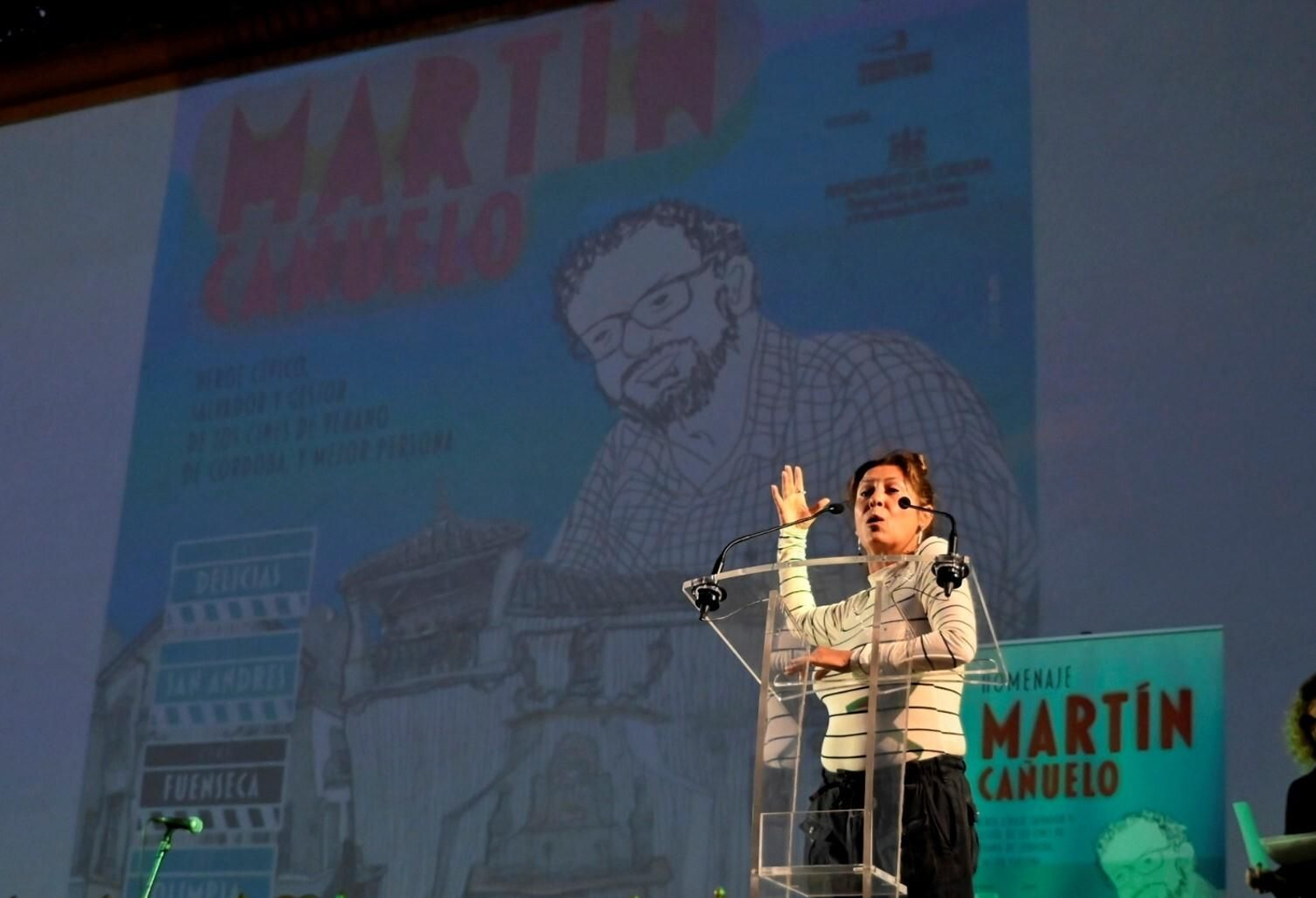 Las imágenes del homenaje a Martín Cañuelo en el Cine Fuenseca
