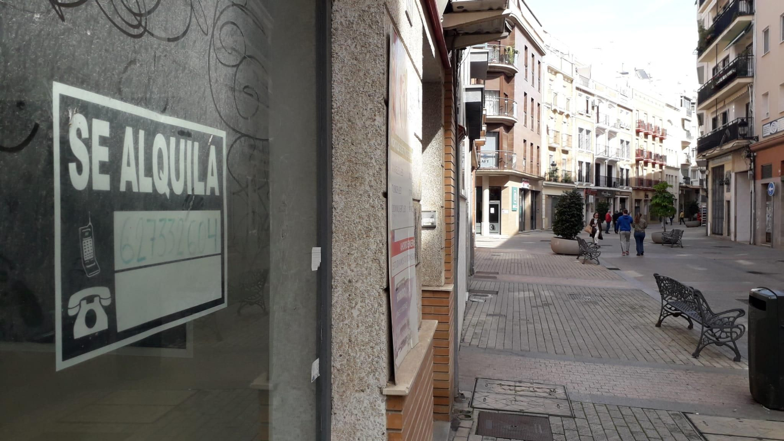 Un local en alquiler en el centro de Huelva.