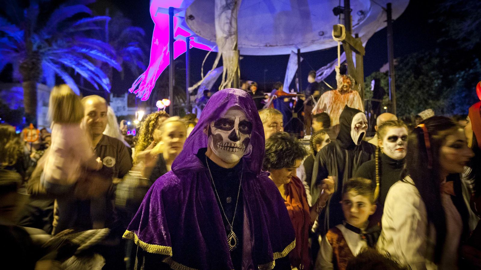 Celebración de Halloween en San Fernando en 2018.
