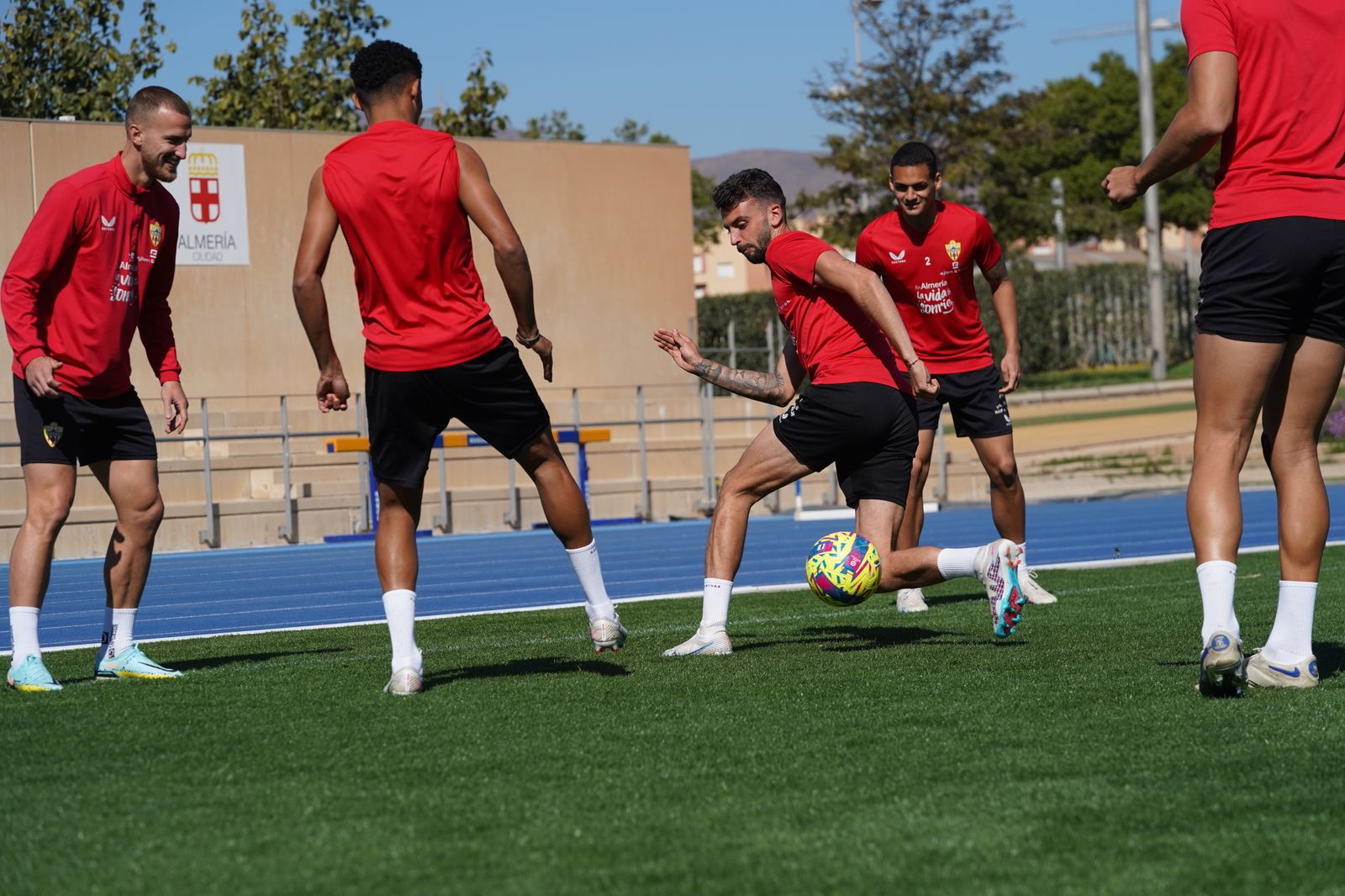 Así ha sido el entrenamiento de la UD Almería este jueves