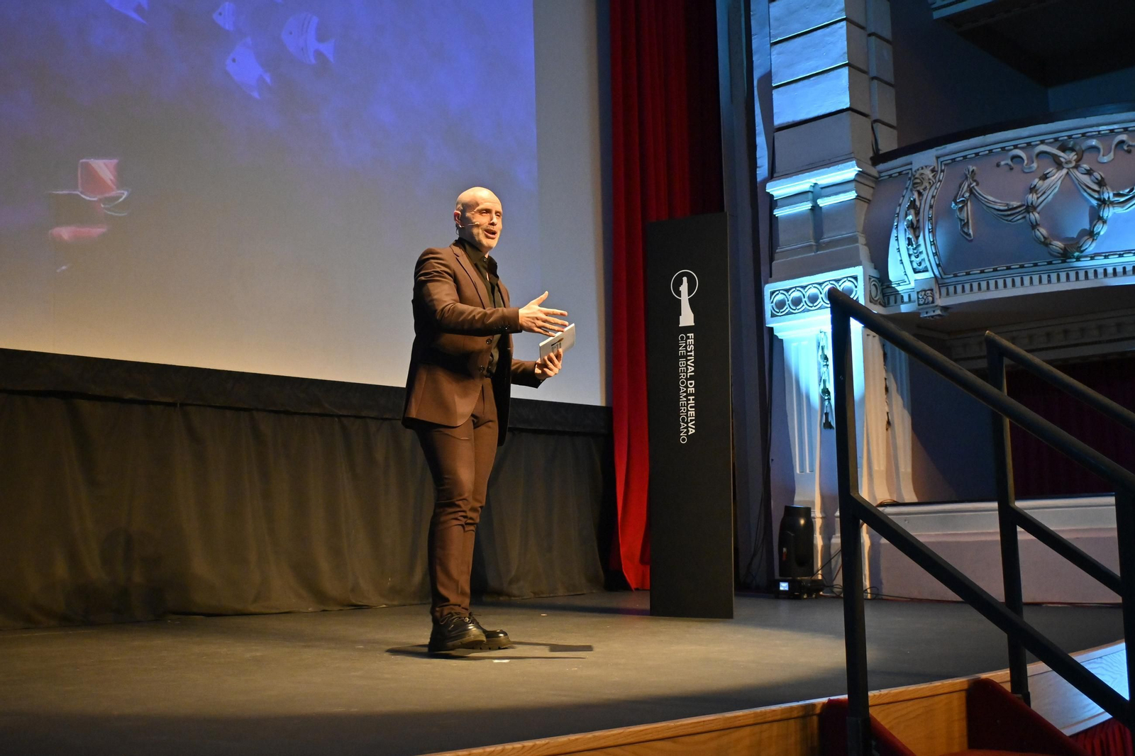 Imágenes del la entrega del Premio Ciudad de Huelva al actor Fernando Tejero