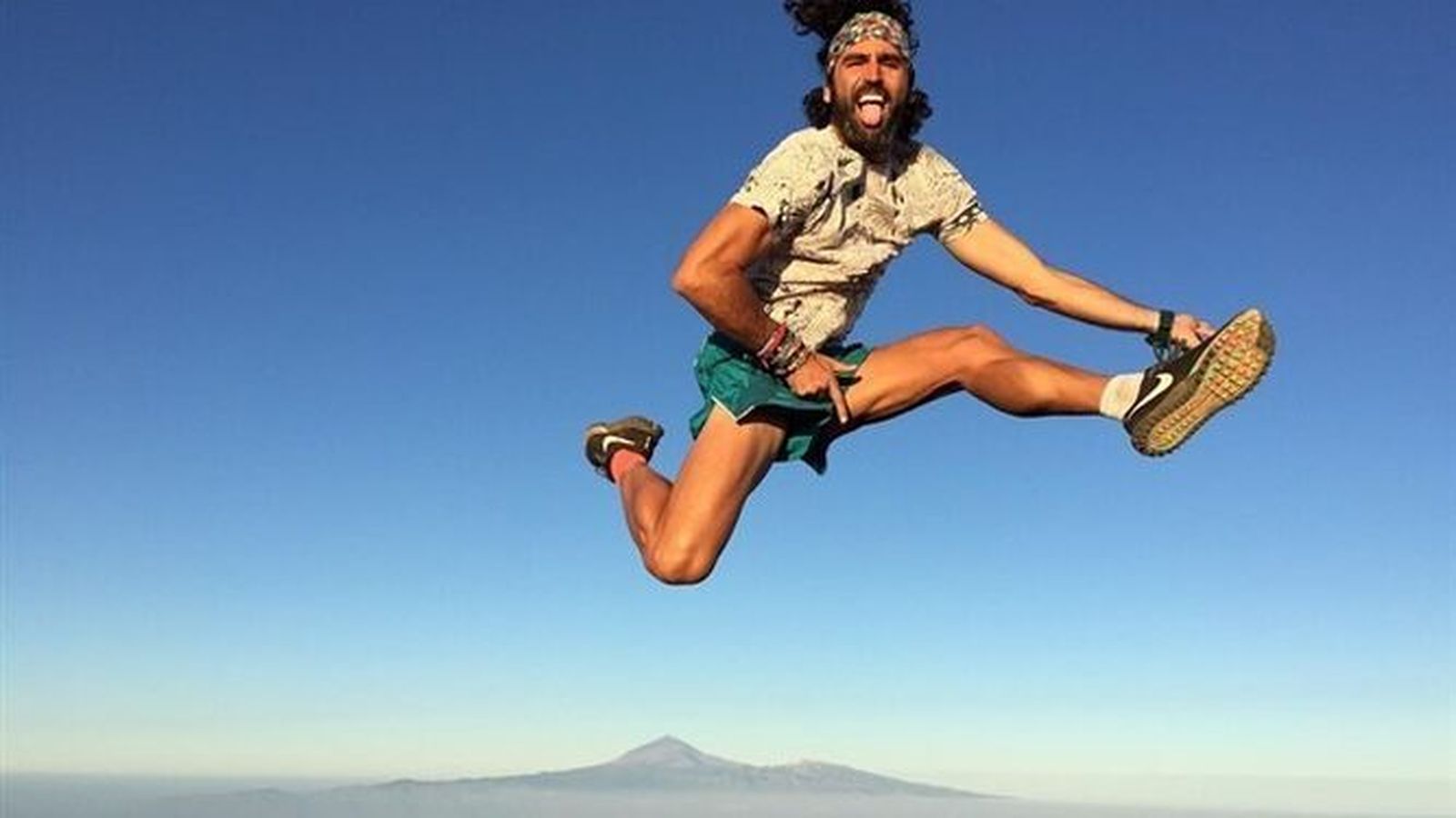 El presentador Raúl Gómez en 'Maraton Man'