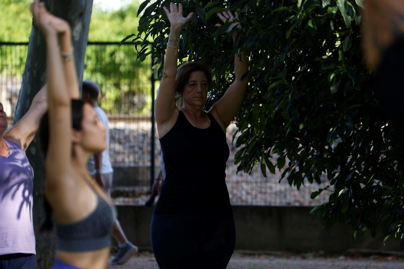 Clases de yoga en los parques de Córdoba