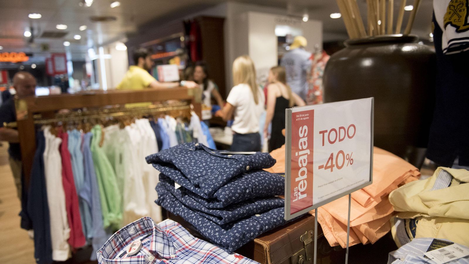 La fiebre de las rebajas.