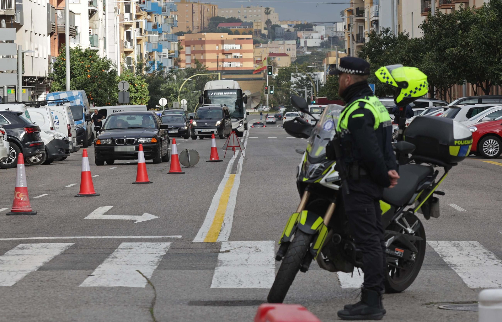 Fotos de los inicios de las obras en la calle Blas Infante de Algeciras